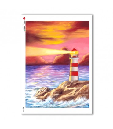 VIEWS-0035. Landscape Rice paper  for the decoupage.