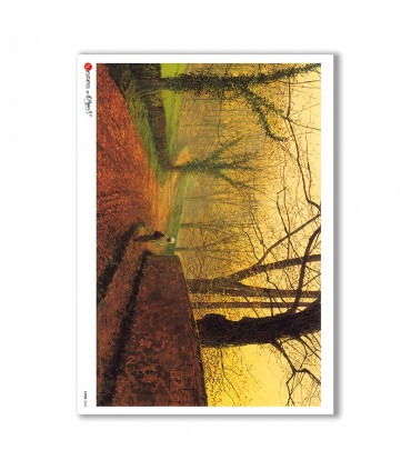 VIEWS-0042. Carta di Riso paesaggi per decoupage