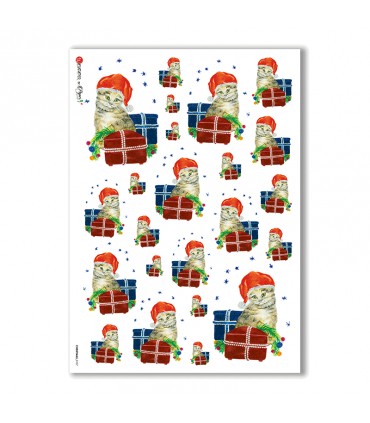 CHRISTMAS-0107. Christmas Rice Paper for decoupage.