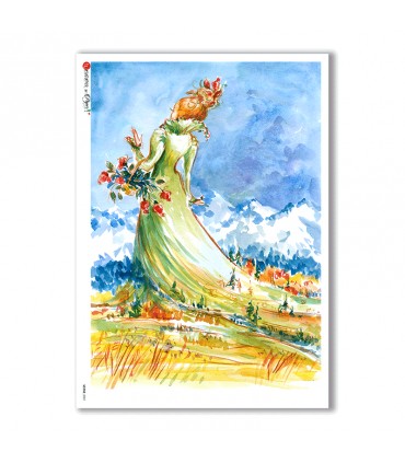 SCENE-0001. Carta di riso pittorico per decoupage.