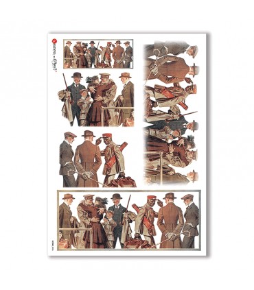 SCENE-0006. Pictorial Rice Paper for decoupage.