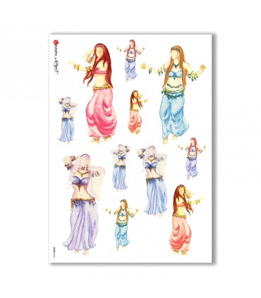 SCENE-0010. Pictorial Rice Paper for decoupage.