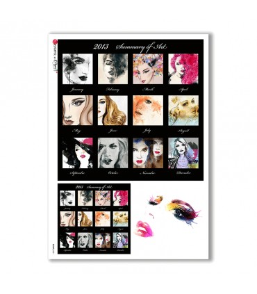 SCENE-0021. Pictorial Rice Paper for decoupage.