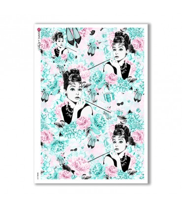 SCENE-0031. Carta di riso pittorico per decoupage.