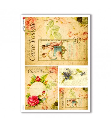 SCENE-0050. Papel de Arroz pictórico para decoupage.