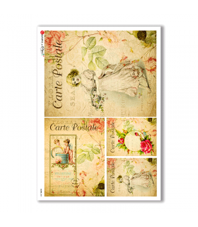 SCENE-0051. Pictorial Rice Paper for decoupage.