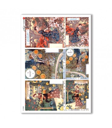 SCENE-0060. Pictorial Rice Paper for decoupage.