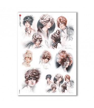 SCENE-0065. Papel de Arroz pictórico para decoupage.