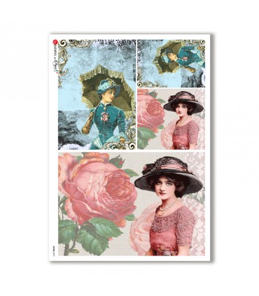 SCENE-0070. Papel de Arroz pictórico para decoupage.