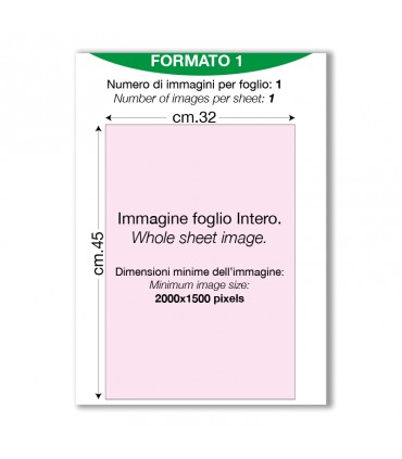 Custom print on rice paper.