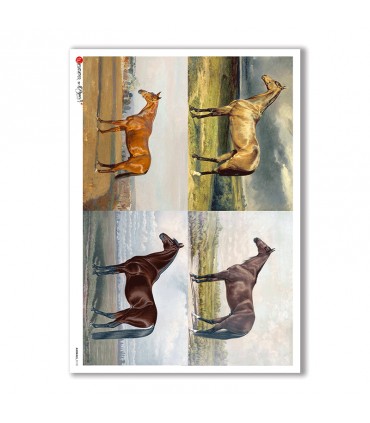 ANIMALS-0110. Carta di riso animali per decoupage.