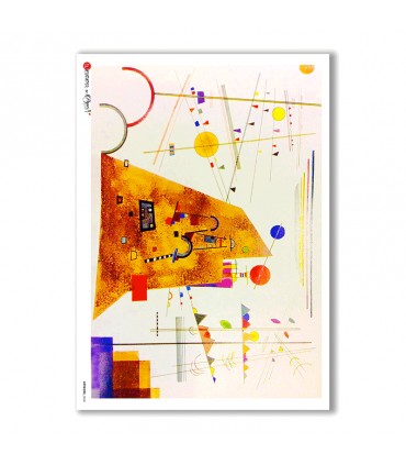 ARTWORK-0068. Papel de Arroz obras de arte para decoupage.