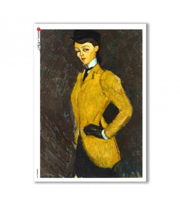 ARTWORK-0070. Carta di riso opere d'arte per decoupage.