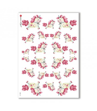 BABY-0059. Carta di riso bambini per decoupage.