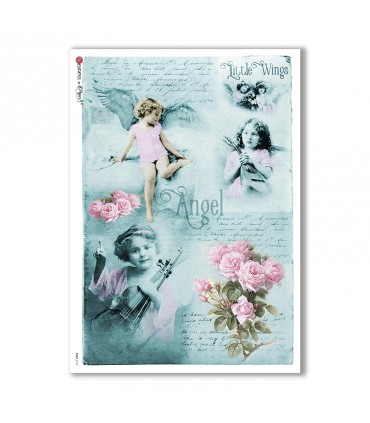 CULT-0137. Papel de Arroz sacras para decoupage.