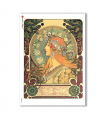 NOUVEAU-0011. Carta di riso art nouveau per decoupage.