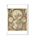 OLD-MAPS-0034. Carta di riso mappe antiche per decoupage.