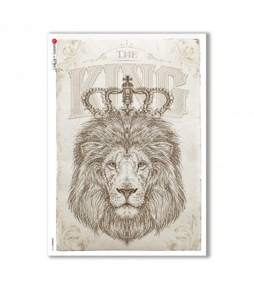 ANIMALS-0104. Carta di riso animali per decoupage.