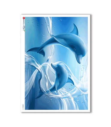 ANIMALS-0112. Animals Rice Paper for decoupage.