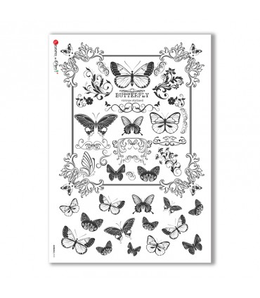 ANIMALS-0121. Animals Rice Paper for decoupage.