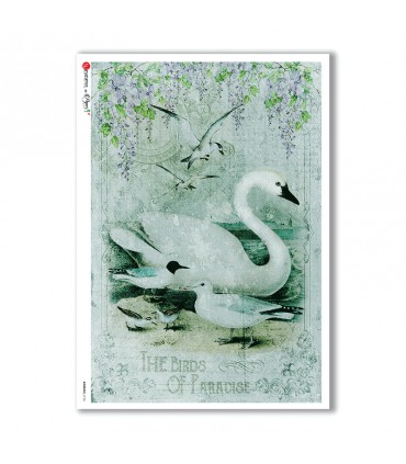 ANIMALS-0126. Carta di riso animali per decoupage.