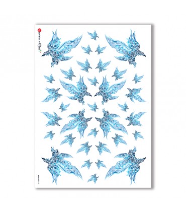 ANIMALS-0129. Animals Rice Paper for decoupage.