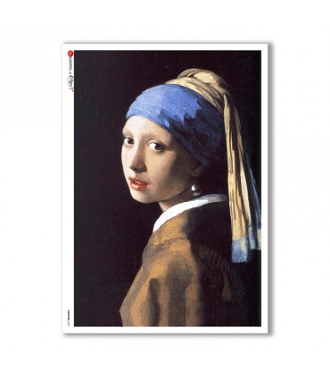 ARTWORK-0081. Carta di riso opere d'arte per decoupage.