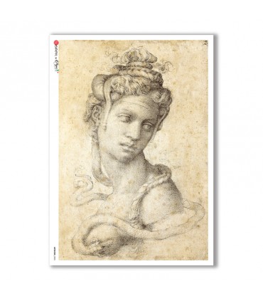 ARTWORK-0085. Papel de Arroz obras de arte para decoupage.