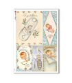 BABY-0070. Carta di riso bambini per decoupage.