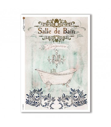 COUNTRY-0054. Papel de Arroz country para decoupage.