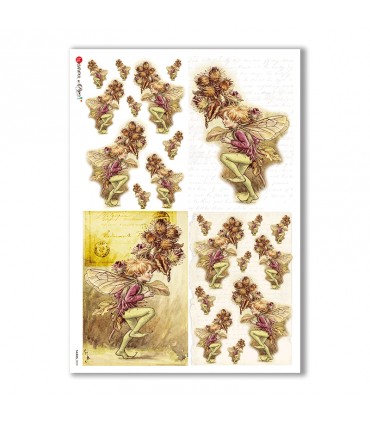 FAIRIES-0059. Rice Paper for decoupage fairies.