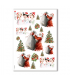 CHRISTMAS-0144. Carta di riso Natale per decoupage.