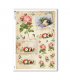 FLOWERS-0332. Carta di riso vittoriana fiori per decoupage.