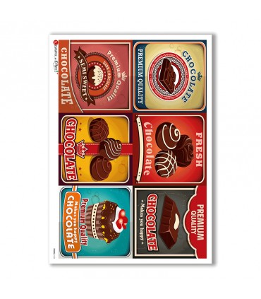 FOOD-0123. Carta di riso cucina per decoupage.