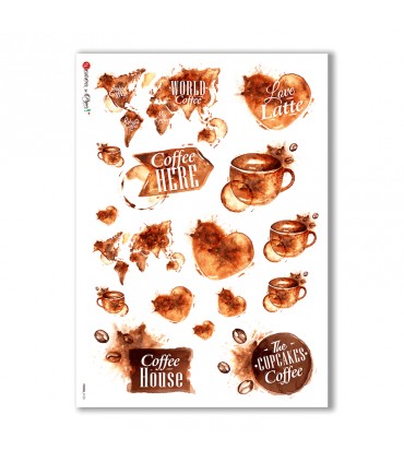 FOOD-0125. Rice Paper food for decoupage.