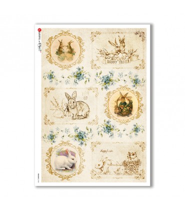 HOLIDAY-0100. Holiday Rice Paper for decoupage.