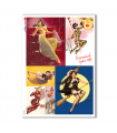 PINUP-0022. Pin-Up Rice Paper for decoupage.