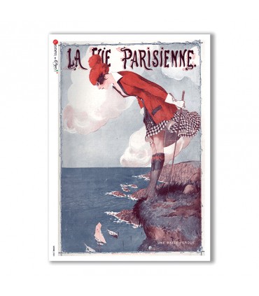 SCENE-0080. Pictorial Rice Paper for decoupage.