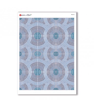 TILES-0033. Papel de Arroz azulejos para decoupage.