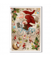 CHRISTMAS-0157. Carta di riso Natale per decoupage.