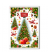 CHRISTMAS-0158. Carta di riso Natale per decoupage.