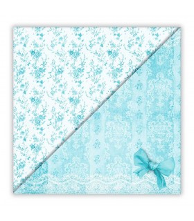 IWASBORNBLUE. Scrapbooking foglio singolo