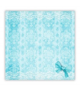 IWASBORNBLUE. Scrapbooking foglio singolo