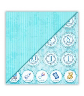 IWASBORNBLUE - 004. Scrapbooking foglio singolo