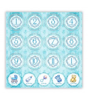 IWASBORNBLUE - 004. Scrapbooking one sheet