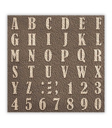 LEATHER - 009. Scrapbooking foglio singolo