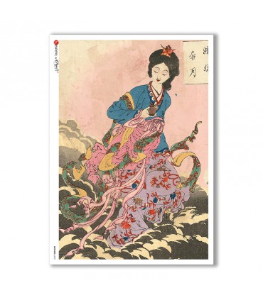 ARTWORK-0090. Artwork Rice Paper for decoupage.