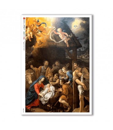 CULT-0145. Carta di riso sacra per decoupage.