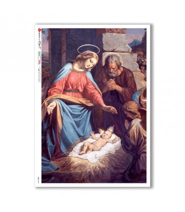 CULT-0147. Carta di riso sacra per decoupage.