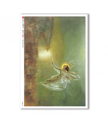 FAIRIES-0064. Carta di riso fate per decoupage.